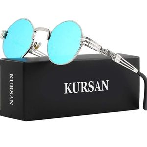 Round metal frame Sunglasses for Men Women UV400